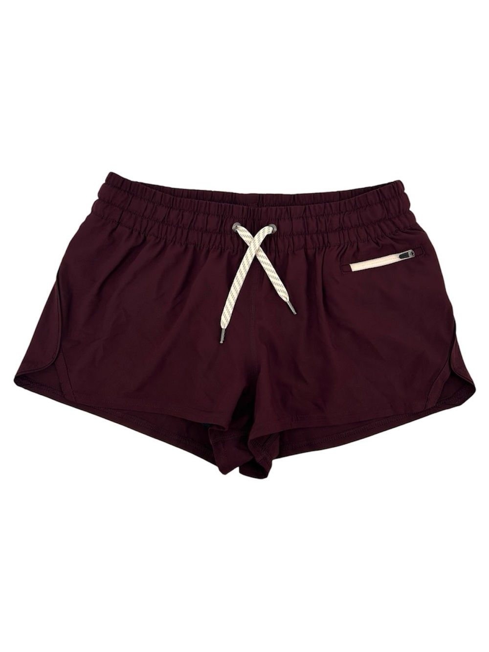 Vuori Clementine 2.0 Short 2” Inseam in Cerise Maroon Size Small READ
